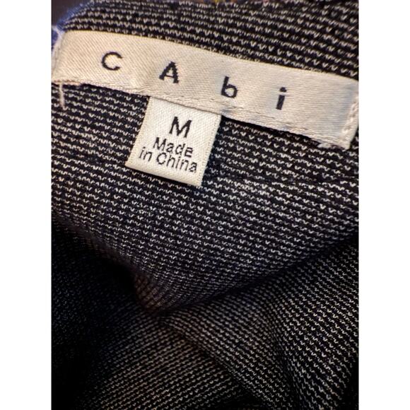 CAbi CeCe Shell Sleeveless Black Tweed Herringbone Top, Women's Size Medium - Picture 7 of 8